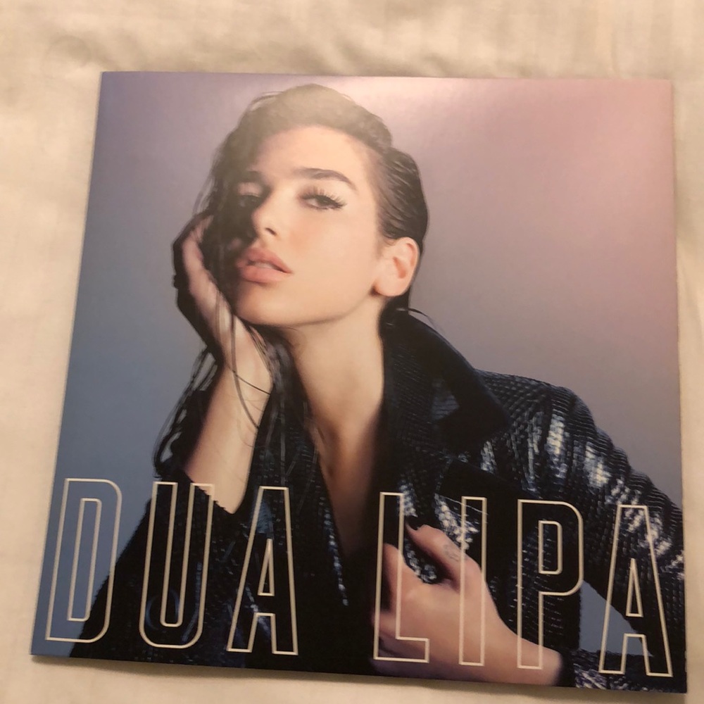 Dua Lipa vinyl record. Self titled.
